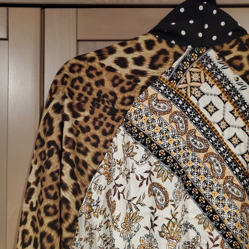 Altar'd State patchwork kimono duster
